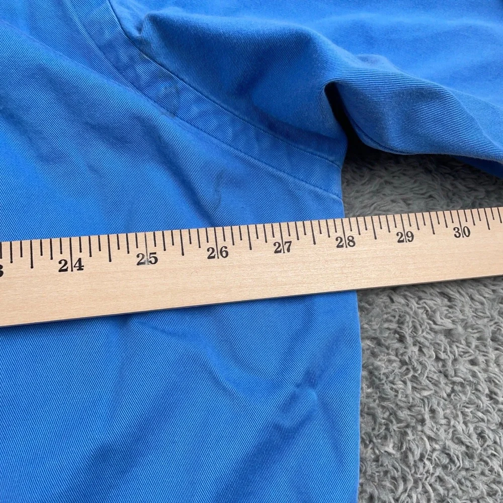 VTG Polo Ralph Lauren Shirt Mens XL Blue Blake Heavy Twill Button Down Pony - Picture 8 of 13